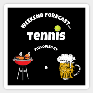 US Open Tennis Weekend Forecast Sticker